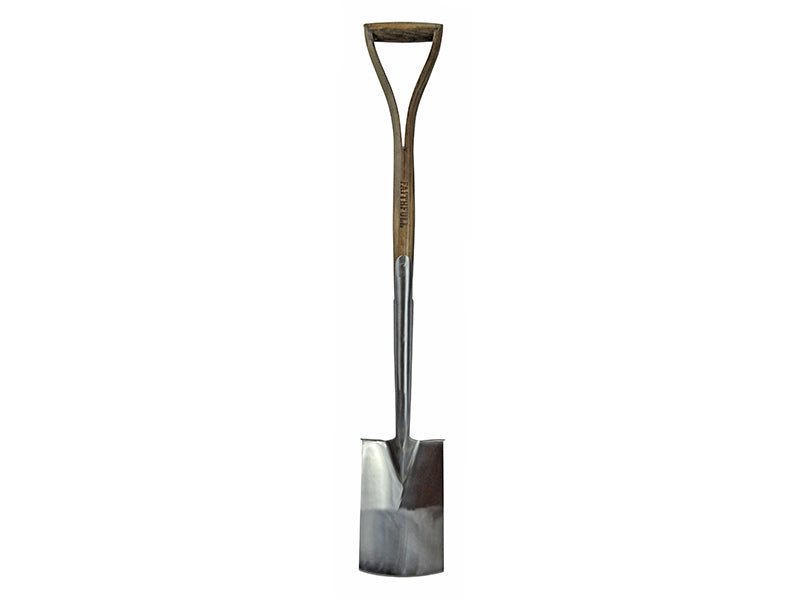 Prestige Stainless Steel Border Spade Ash Handle, Faithfull