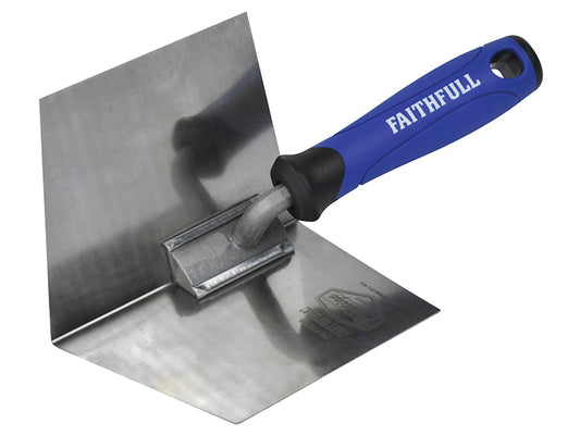 Prestige Internal Corner Trowel 5 x 4in, Faithfull