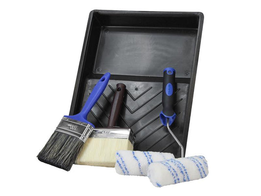 Wood Care Paint Brush & Roller Kit, 6 Piece, Faithfull