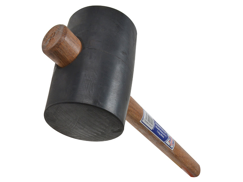 Rubber Mallet - Black 1.1kg (40oz), Faithfull