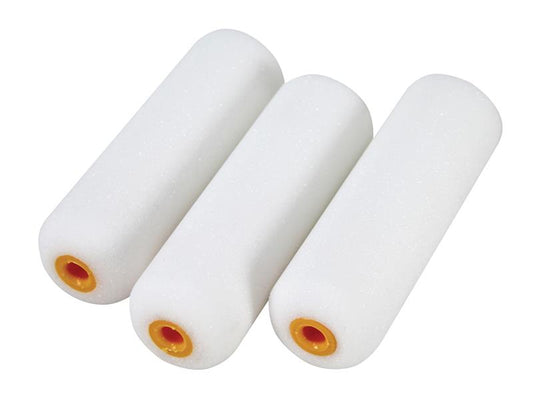 Foam Mini Roller Refills 100mm (4in) Pack of 10, Faithfull