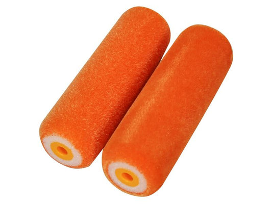 Flock Foam Mini Roller Refill (Pack 2), Faithfull