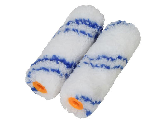 Microfibre Mini Roller Refill (Pack 2), Faithfull