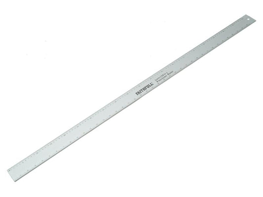 Aluminium Flat Rule 1m/39in, Faithfull