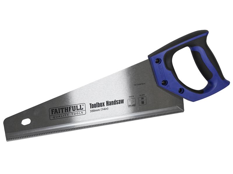 Toolbox Hardpoint Handsaw 350mm (14in) 16 TPI, Faithfull