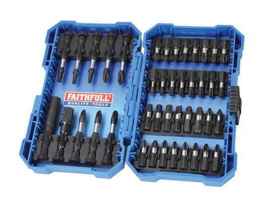 Impact Screwdriver Bit Set, 42 Piece, Faithfull