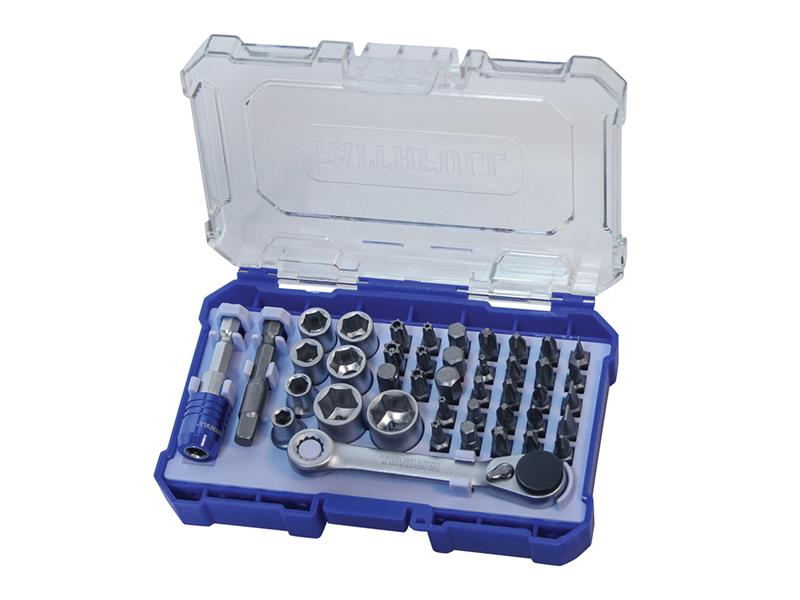 Screwdriver Bit & Socket Set, 42 Piece, Faithfull