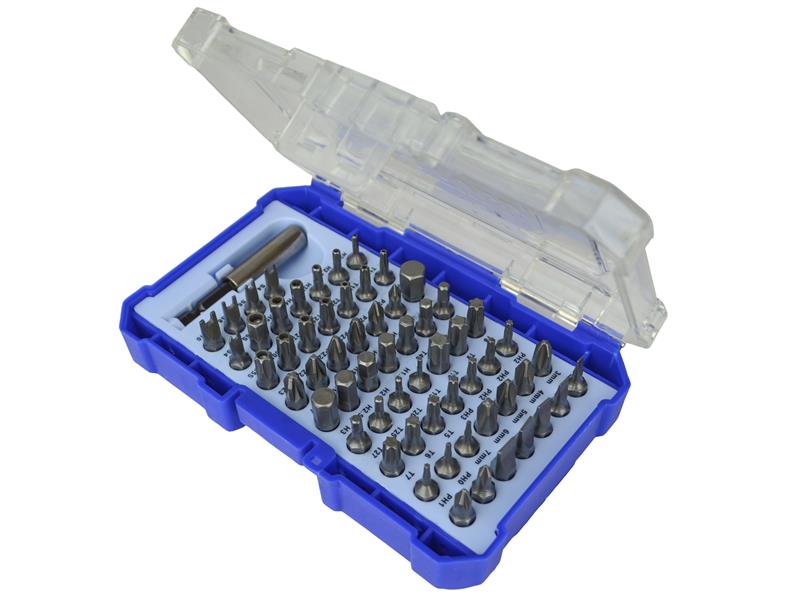 Screwdriver Bit Set, 61 Piece, Faithfull