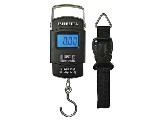 Portable Electronic Scale 0-50kg, Faithfull