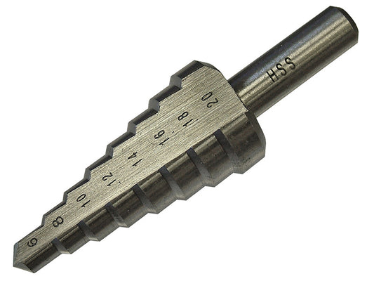 HSS Step Drill Bit 6-20mm, Faithfull