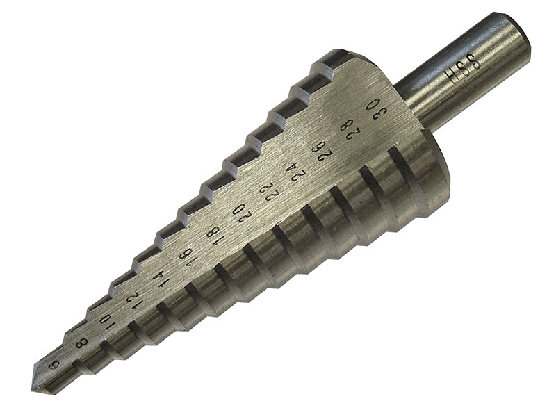 HSS Step Drill Bit 6-30mm, Faithfull