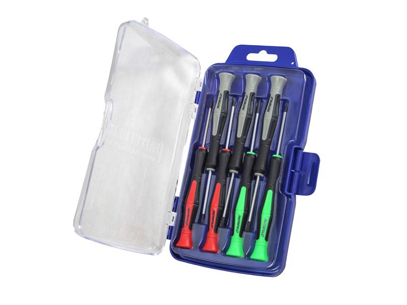 Instrument Precision Screwdriver Set, 7 Piece, Faithfull