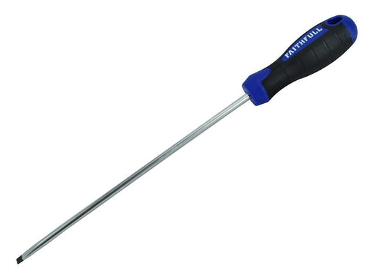 Soft Grip Screwdriver Parallel Slotted Tip 5.5 x 200mm, Faithfull