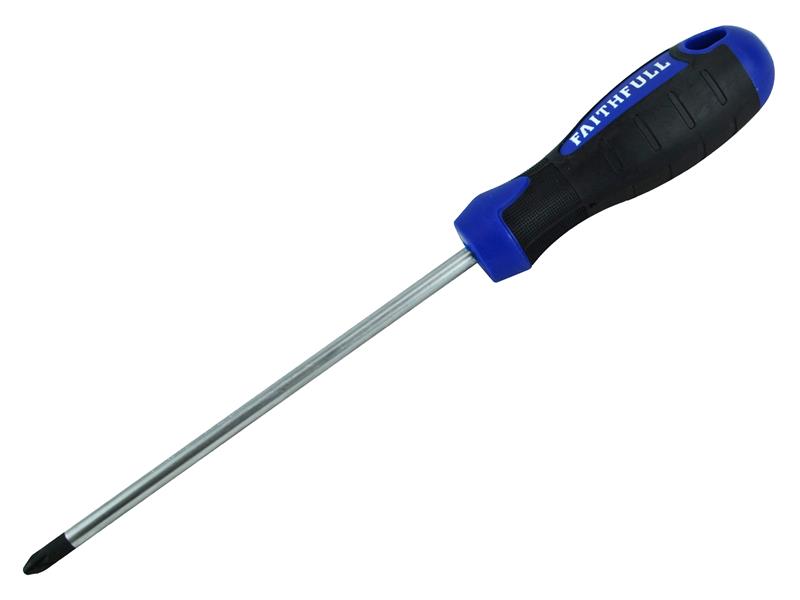 Soft Grip Screwdriver Pozidriv Tip PZ2 x 150mm, Faithfull