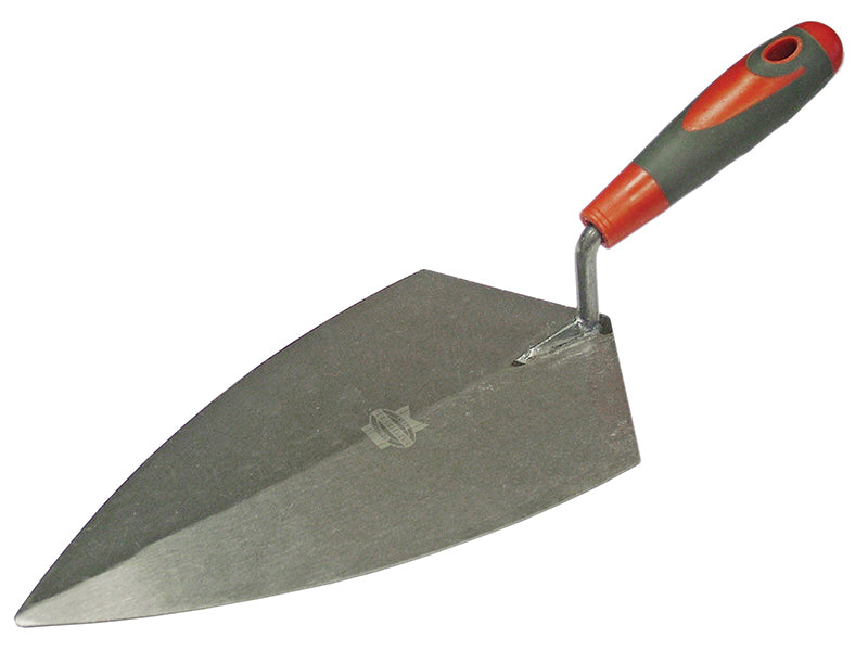 Philadelphia Pattern Brick Trowel Soft Grip Handle 11in, Faithfull