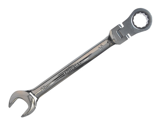 Ratchet Combination Spanner Flex Head CV 22mm, Faithfull