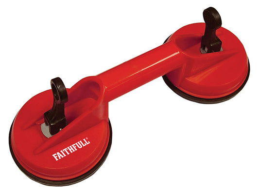 Double Pad Suction Lifter 120mm Pads, Faithfull