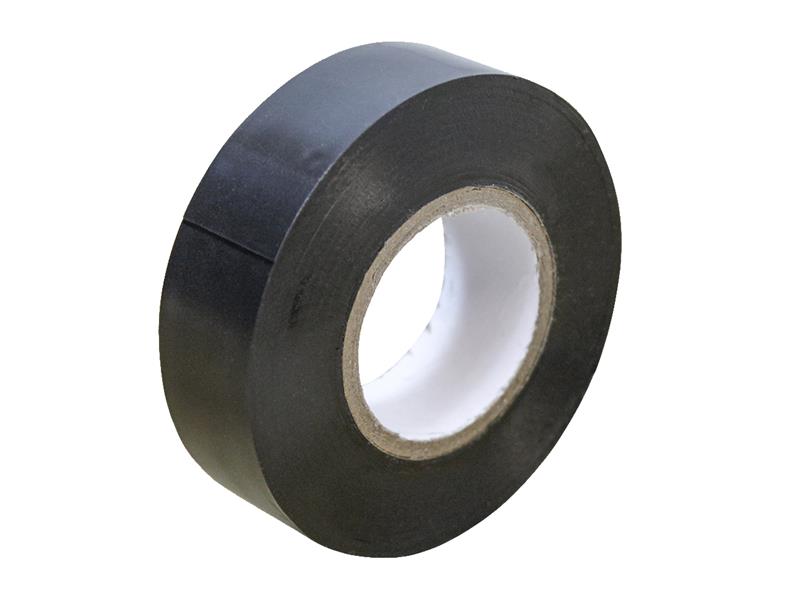 PVC Electrical Tape Black 19mm x 20m, Faithfull