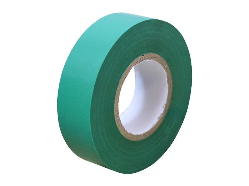 PVC Electrical Tape Green 19mm x 20m, Faithfull