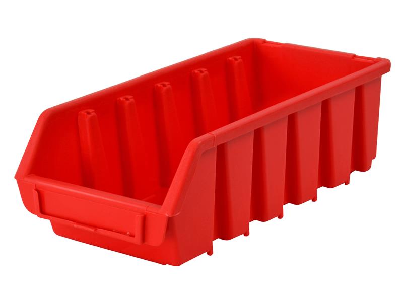 Interlocking Storage Bin Size 2L Red 116 x 212 x 75mm, Faithfull