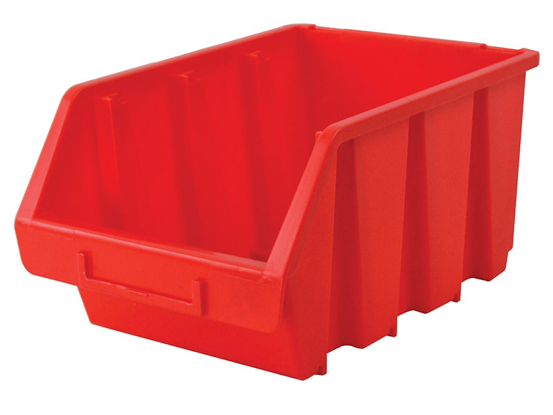 Interlocking Storage Bin Size 3 Red 170 x 240 x 126mm, Faithfull