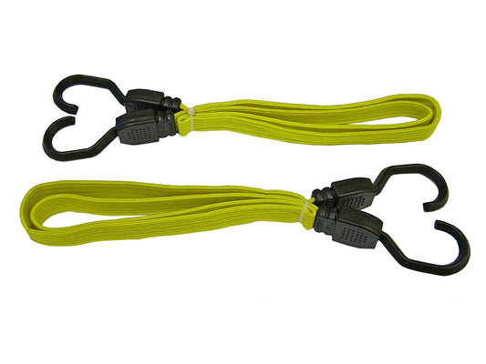 Flat Bungee Cord 90cm (36in) Yellow 2 Piece, Faithfull