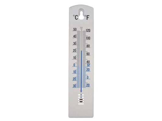 Wall Thermometer - Plastic 200mm, Faithfull