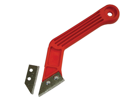 Grout Rake with 2 Carbide Blades, Faithfull