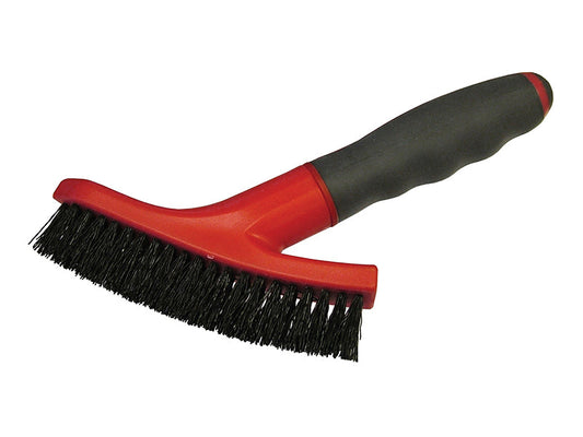 Grout Scrubbing Brush Soft Grip Handle, Faithfull