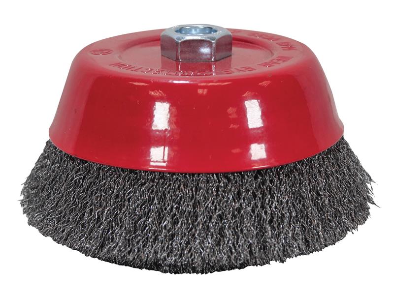 Wire Cup Brush 125mm M14x2, 0.30mm Steel Wire, Faithfull