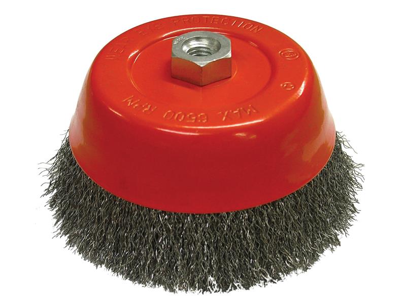 Wire Cup Brush 150mm M14x2, 0.30mm Steel Wire, Faithfull