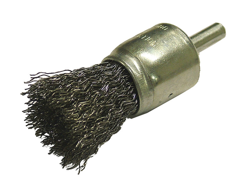 Wire End Brush 25mm Flat End, Faithfull