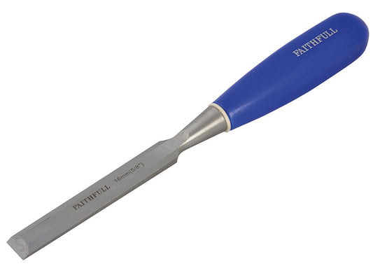 Bevel Edge Chisel Blue Grip 16mm (5/8in), Faithfull