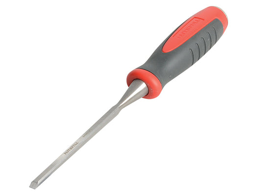 Bevel Edge Chisel Red Soft Grip 6mm (1/4in), Faithfull