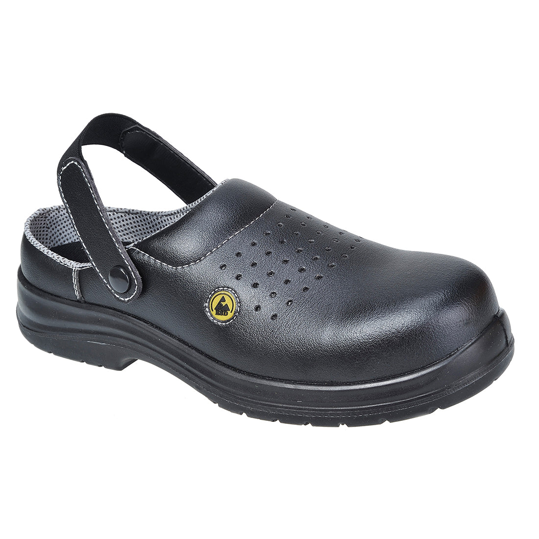 Portwest Compositelite ESD Perforated Safety Clog SB AE, Morgans PW