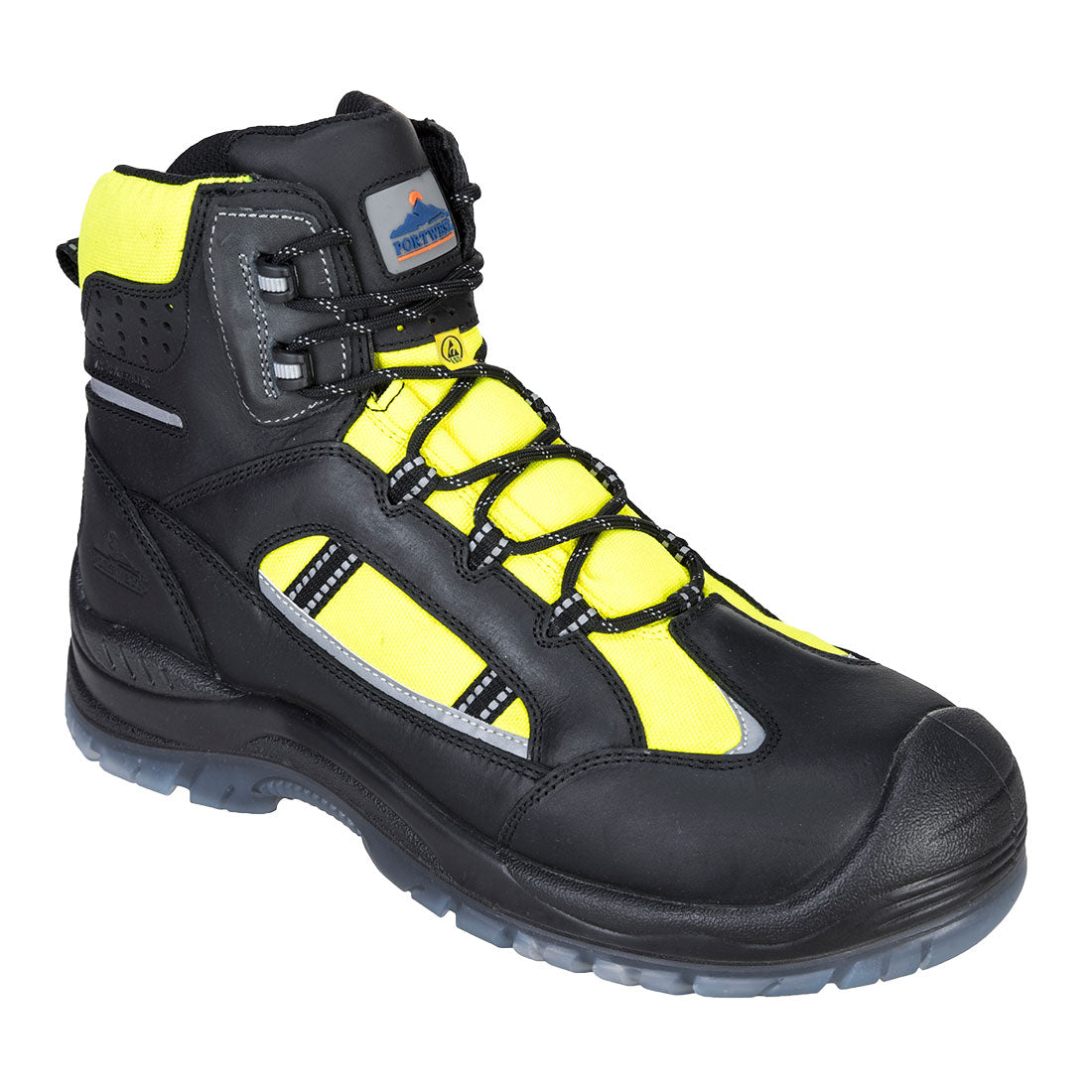 Portwest Compositelite Retroglo Hi-Vis Boot S3 WR ESD, Morgans PW