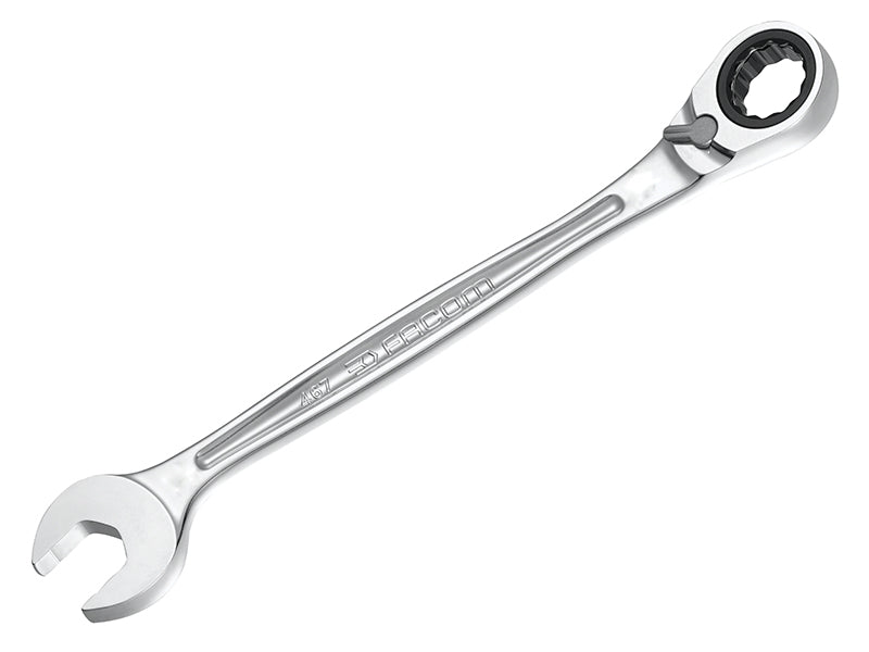 467B.13 Anti Slip Combination Ratcheting Spanner 13mm, Facom