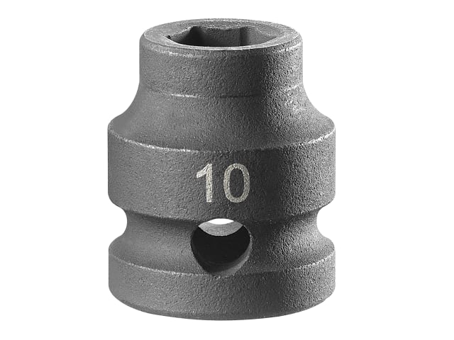 6-Point Stubby Impact Socket 1/2in Drive 10mm, Facom