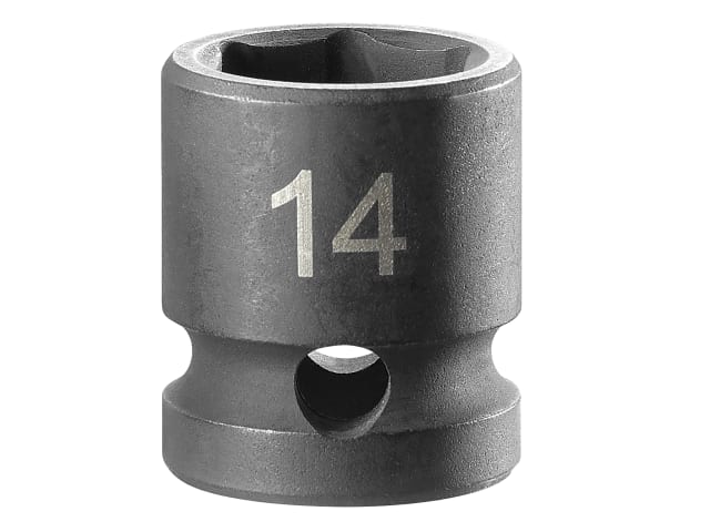 6-Point Stubby Impact Socket 1/2in Drive 14mm, Facom