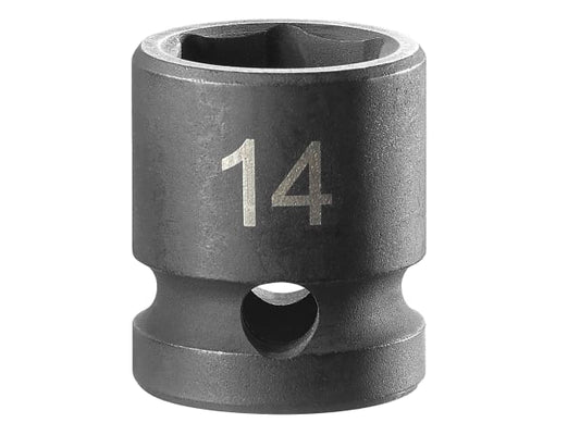 6-Point Stubby Impact Socket 1/2in Drive 14mm, Facom