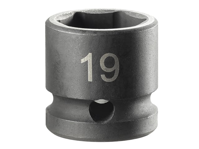 6-Point Stubby Impact Socket 1/2in Drive 19mm, Facom