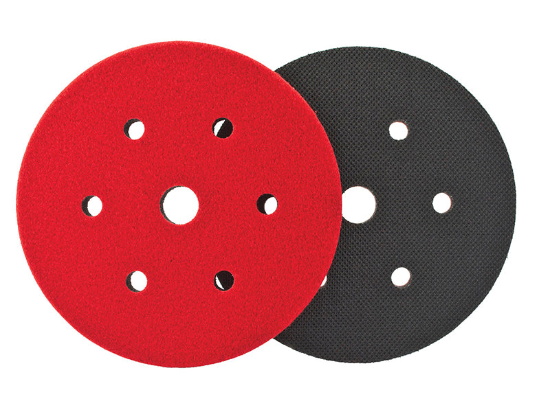 Dual Action Cushion Pad 150mm 6 + 1 Hole GRIP®, Flexipads World Class