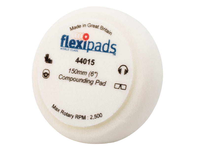 White Compounding Foam 150 x 50mm GRIP®, Flexipads World Class