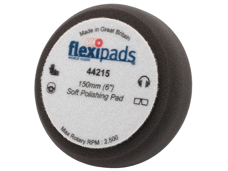 Black Polishing Foam 150 x 50mm GRIP®, Flexipads World Class