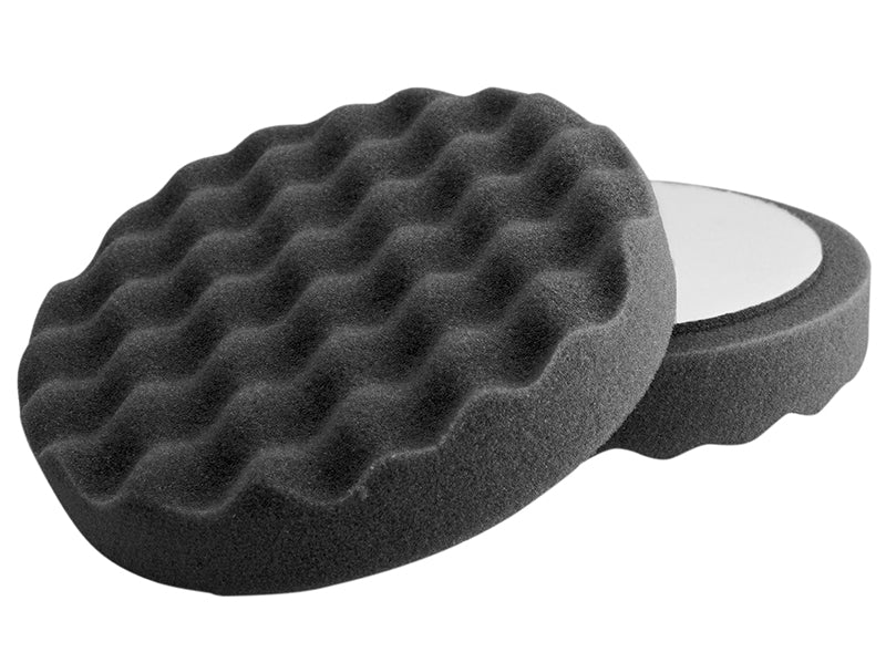 Black Waffle Super Soft Finishing Pad 150mm, Flexipads World Class