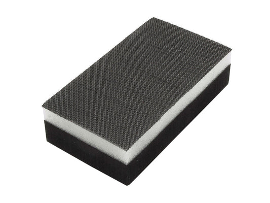 Hand Sanding Block Double Sided Medium/Soft 70 x 125mm, Flexipads World Class