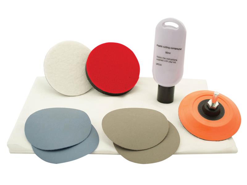 Plastic Scratch Repair & Polishing Kit, Flexipads World Class