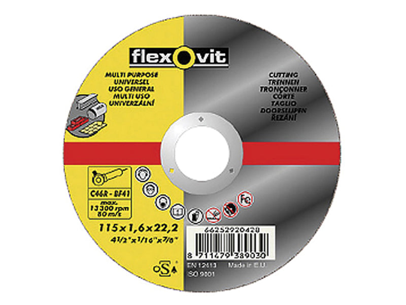 Multi-Purpose Cutting Disc 230 x 22mm, Flexovit