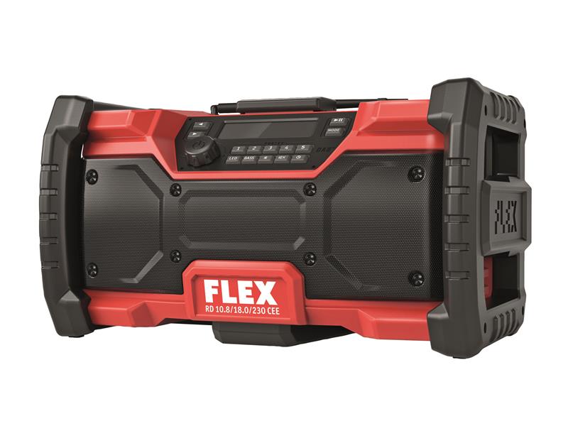 RD 10.8/18.0/230 Cordless Radio 240V & Li-ion Bare Unit, Flex Power Tools