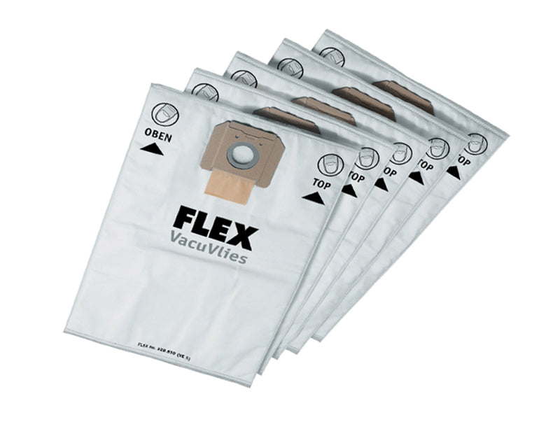 Fleece Filter Bags (Pack 5), Flex Power Tools